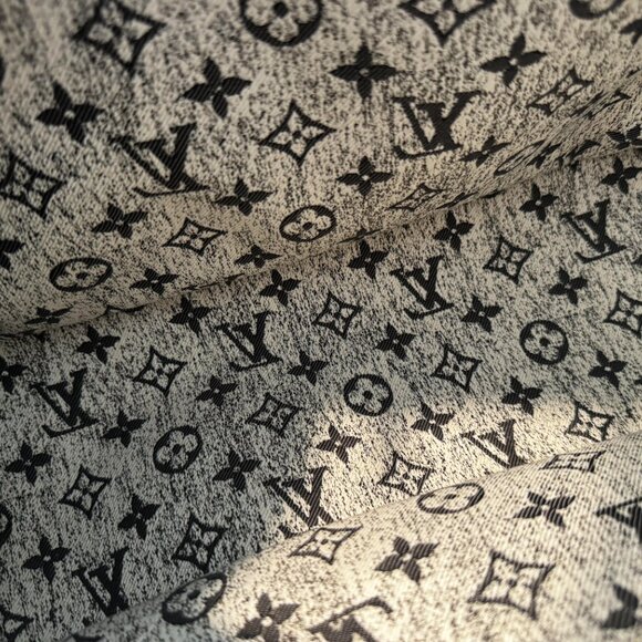 Louis Vuitton Monogram Jacquard Denim Neverfull MM w/ Pouch - Picture 13 of 14